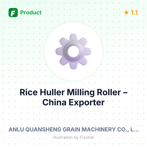 Rice Huller Milling Roller – summary card, no photo uploaded yet
