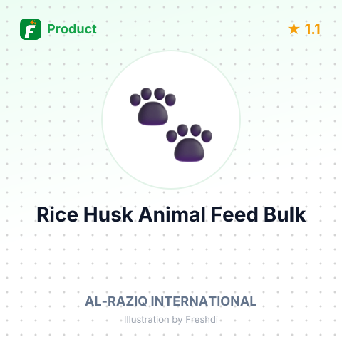 Rice Husk Animal Feed – summary card, no photo uploaded yet