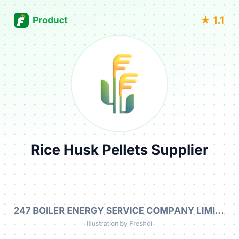 Rice Husk Pellets – summary card, no photo uploaded yet
