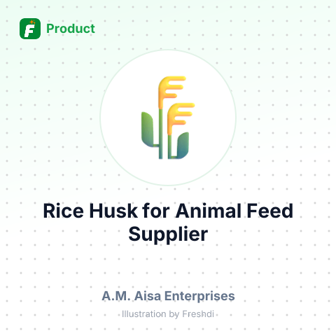 Rice Husk for Animal Feed – summary card, no photo uploaded yet