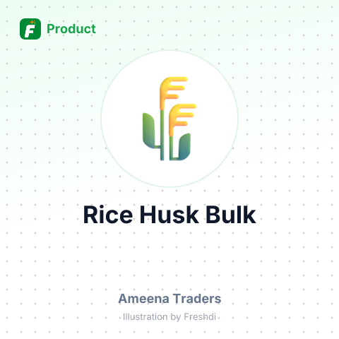 Rice Husk for Animal Feed – summary card, no photo uploaded yet