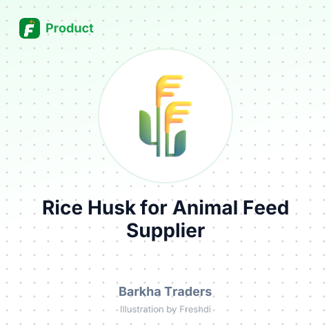 Rice Husk for Animal Feed – summary card, no photo uploaded yet