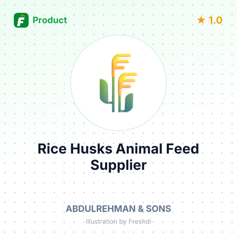 Rice Husks Animal Feed – summary card, no photo uploaded yet