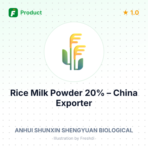 Rice Milk Powder 20% – summary card, no photo uploaded yet