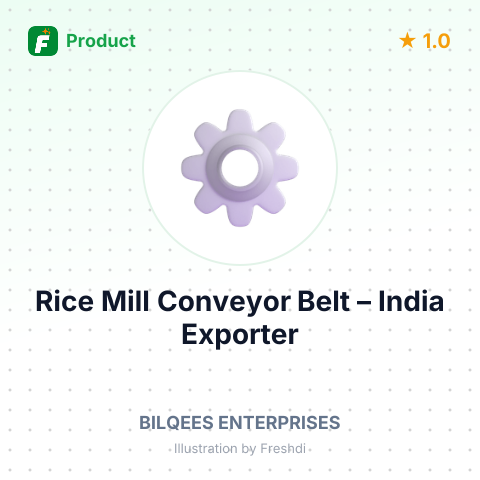 Rice Mill Conveyor Belt – summary card, no photo uploaded yet