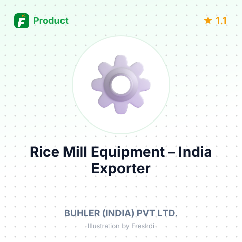Rice Mill Equipment – summary card, no photo uploaded yet