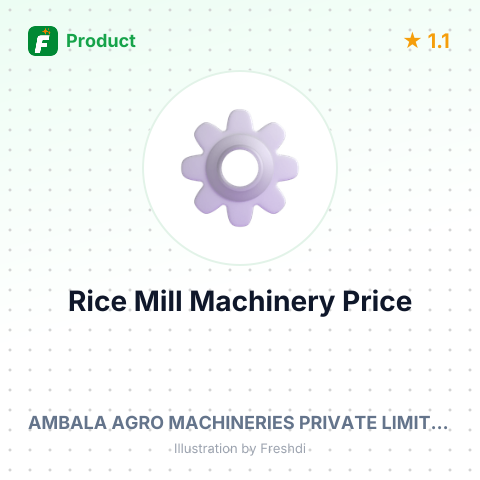 Rice Mill Machinery – summary card, no photo uploaded yet