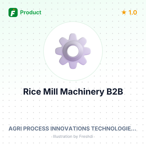 Rice Mill Machinery: Pre-Cleaning Equipment – summary card, no photo uploaded yet