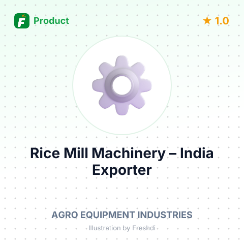 Rice Mill Machinery – summary card, no photo uploaded yet