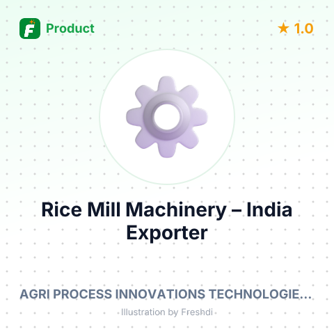 Rice Mill Machinery – product summary card, no photo uploaded yet