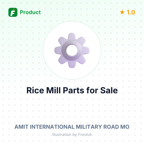 Rice Mill Parts (Jali) – summary card, no photo uploaded yet
