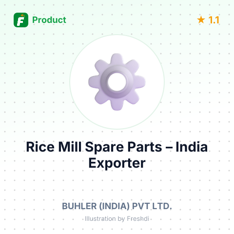 Rice Mill Spare Parts – summary card, no photo uploaded yet