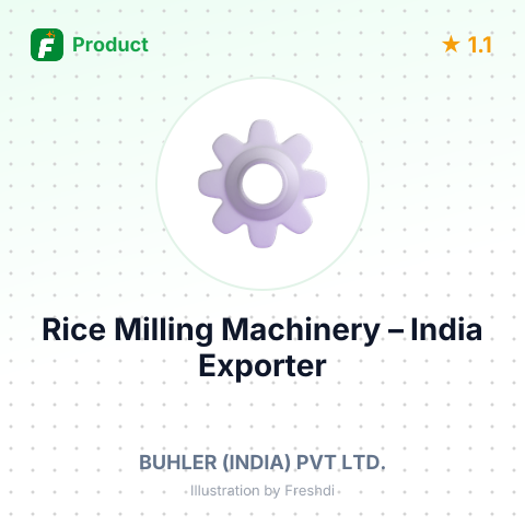 Rice Milling Machinery – summary card, no photo uploaded yet