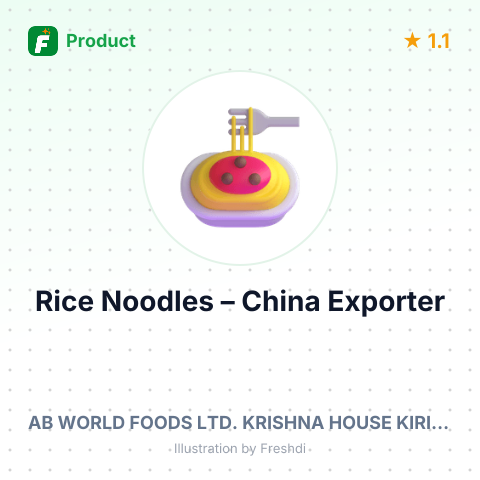 Rice Noodles – summary card, no photo uploaded yet
