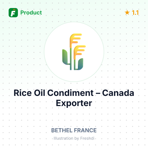 Rice Oil Condiment – summary card, no photo uploaded yet
