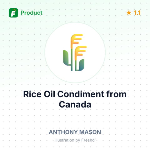 Rice Oil Condiment – summary card, no photo uploaded yet