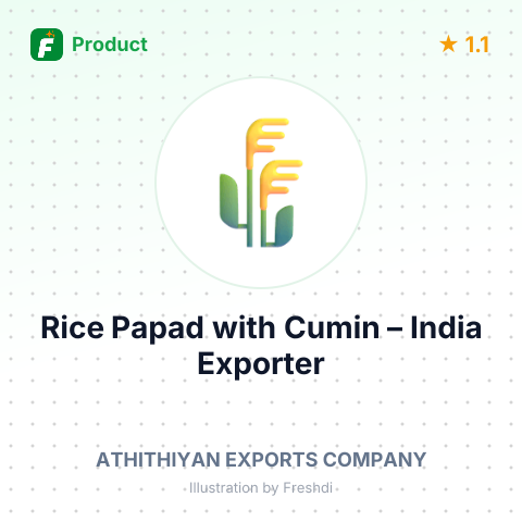 Rice Papad with Cumin – summary card, no photo uploaded yet