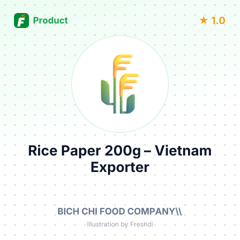 Rice Paper 200g – summary card, no photo uploaded yet
