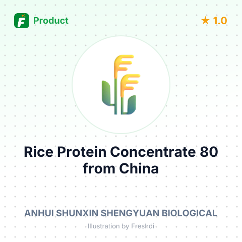 Rice Protein Concentrate 80 – summary card, no photo uploaded yet