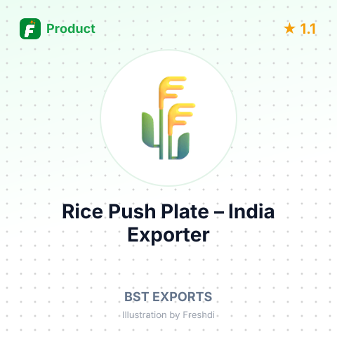 Rice Push Plate – summary card, no photo uploaded yet
