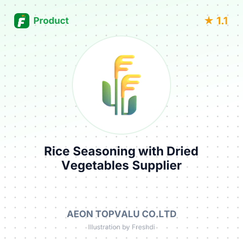 Rice Seasoning (Nori Seaweed & Vegetables) with Dried Vegetables – summary card, no photo uploaded yet