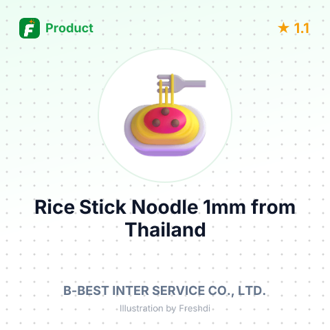 Rice Stick Noodle 1mm – summary card, no photo uploaded yet