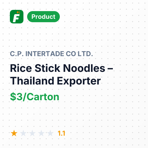 Rice Stick Noodles – summary card, no photo uploaded yet