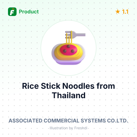 Rice Stick Noodles – summary card, no photo uploaded yet