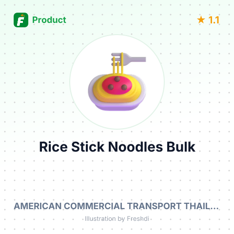 Rice Stick Noodles – summary card, no photo uploaded yet