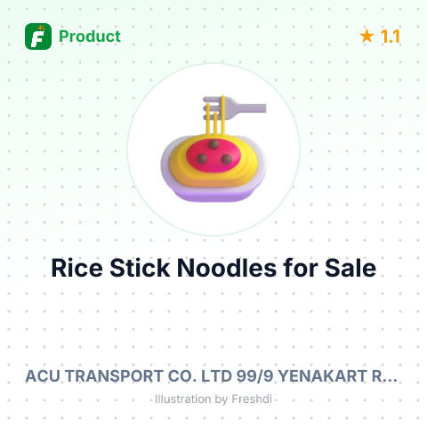 Rice Stick Noodles – summary card, no photo uploaded yet