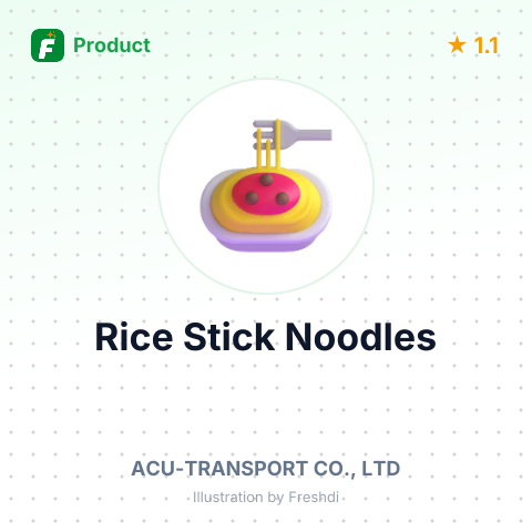 Rice Stick Noodles – summary card, no photo uploaded yet