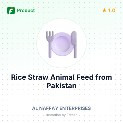 Rice Straw Animal Feed – summary card, no photo uploaded yet