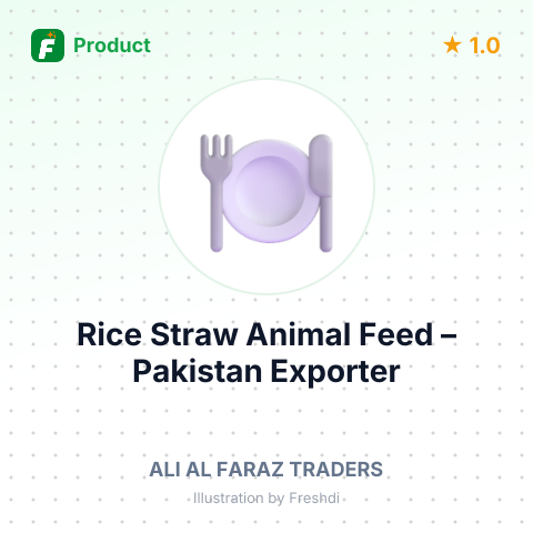Rice Straw Animal Feed – summary card, no photo uploaded yet