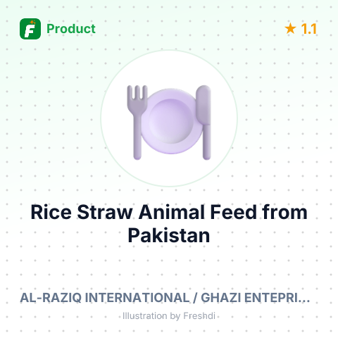 Rice Straw Animal Feed – summary card, no photo uploaded yet