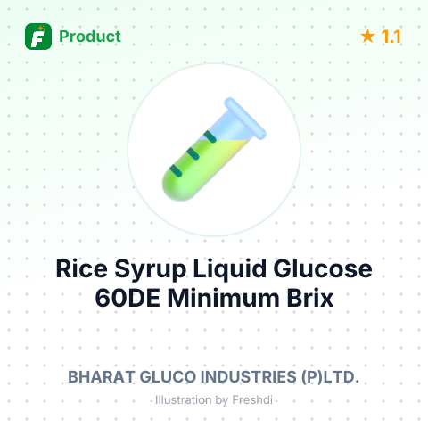 Rice Syrup Liquid Glucose 60DE Minimum Brix – summary card, no photo uploaded yet