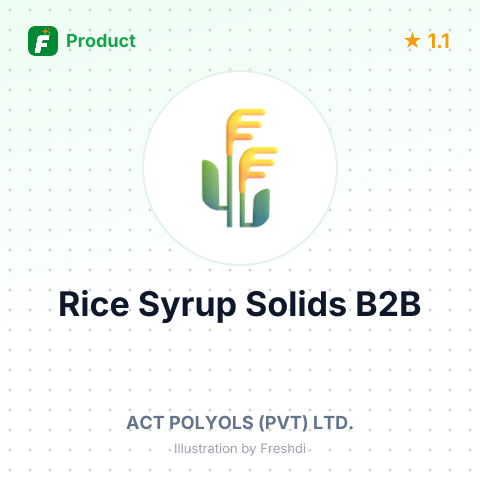 Rice Syrup Solids – summary card, no photo uploaded yet