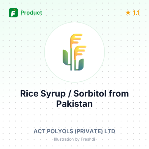 Rice Syrup / Sorbitol – summary card, no photo uploaded yet