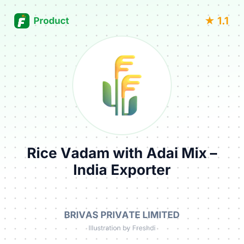 Rice Vadam with Adai Mix – summary card, no photo uploaded yet