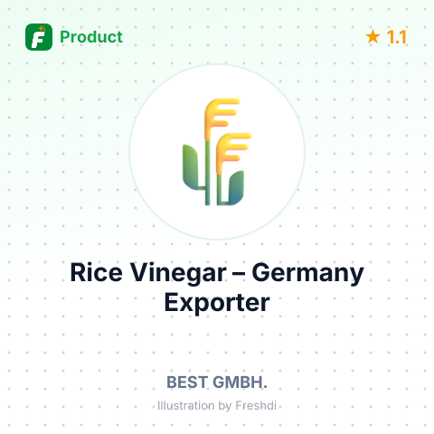 Rice Vinegar – summary card, no photo uploaded yet