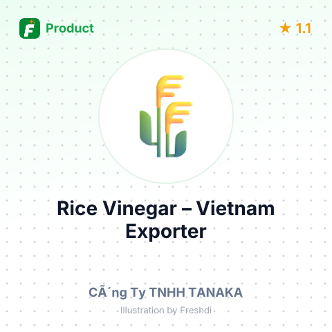 Rice Vinegar – summary card, no photo uploaded yet