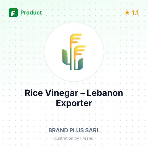 Rice Vinegar – summary card, no photo uploaded yet