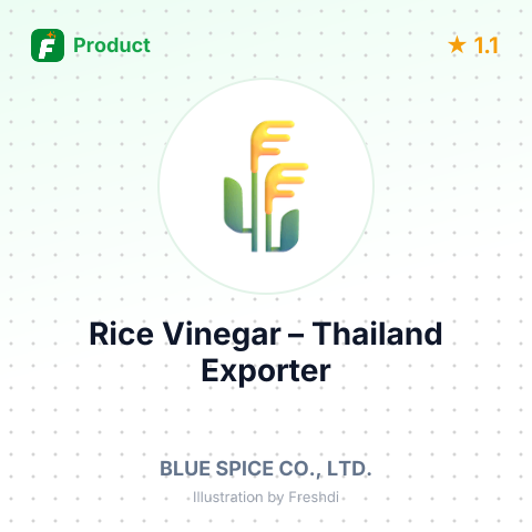 Rice Vinegar – summary card, no photo uploaded yet