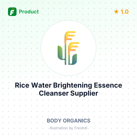 Rice Water Brightening Essence Cleanser – summary card, no photo uploaded yet