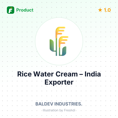Rice Water Cream – summary card, no photo uploaded yet