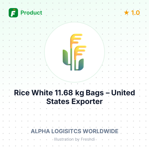 Rice, White, 11.68 kg Bags – summary card, no photo uploaded yet