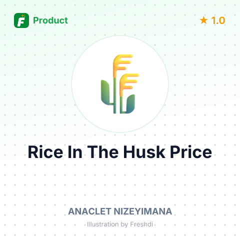 Rice in the Husk (Paddy or Rough) for Sowing – summary card, no photo uploaded yet