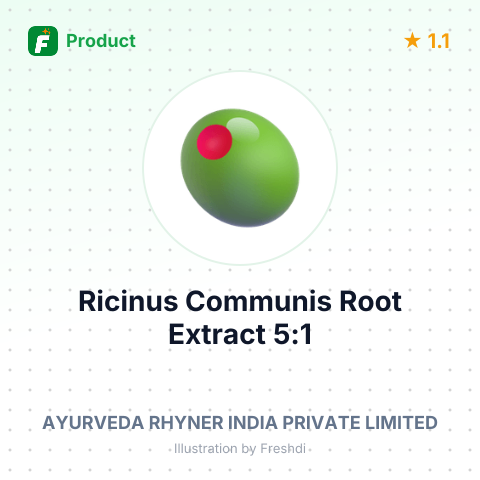 Ricinus Communis Root Extract 5:1 – summary card, no photo uploaded yet