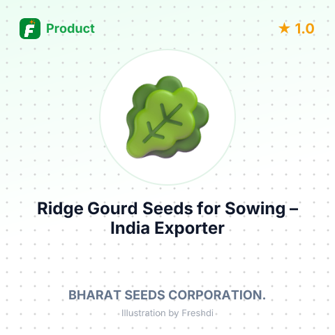 Ridge Gourd Seeds for Sowing – summary card, no photo uploaded yet