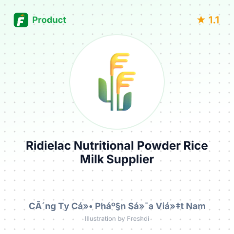 Ridielac Nutritional Powder Rice Milk – summary card, no photo uploaded yet