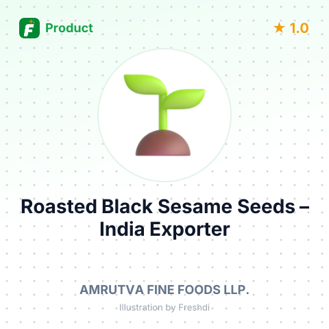 Roasted Black Sesame Seeds – summary card, no photo uploaded yet